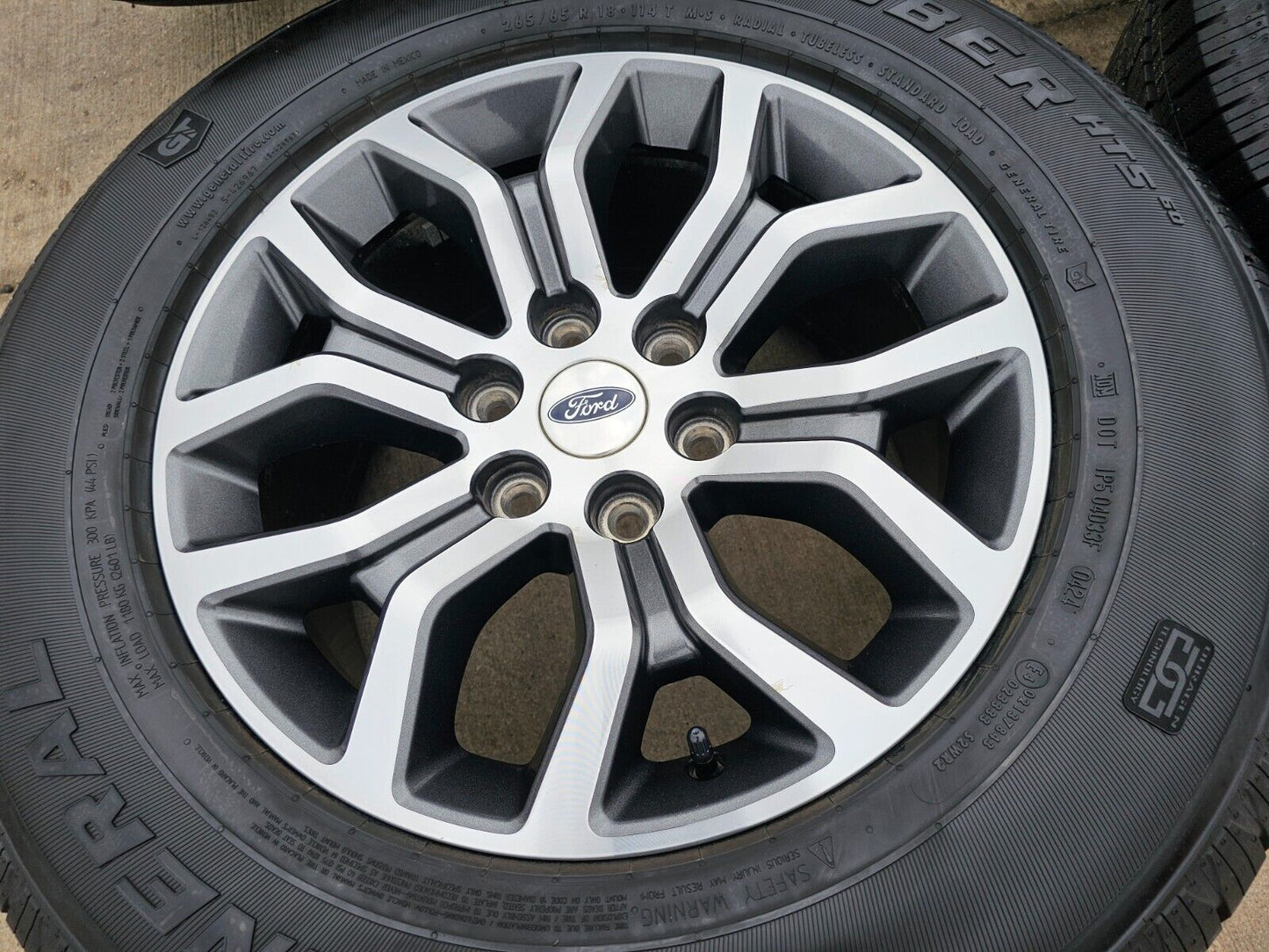 18" Ford F-150 Lariat OEM rims wheels 10342 tires 2021 2022 2023 2024 2025