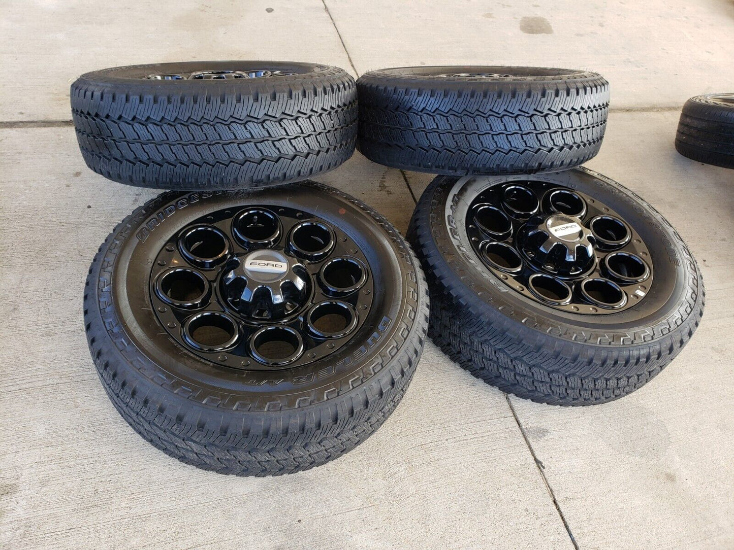 20" Ford F-250 F-350 OEM black TREMOR wheels rims 10299 tires 2023 2024