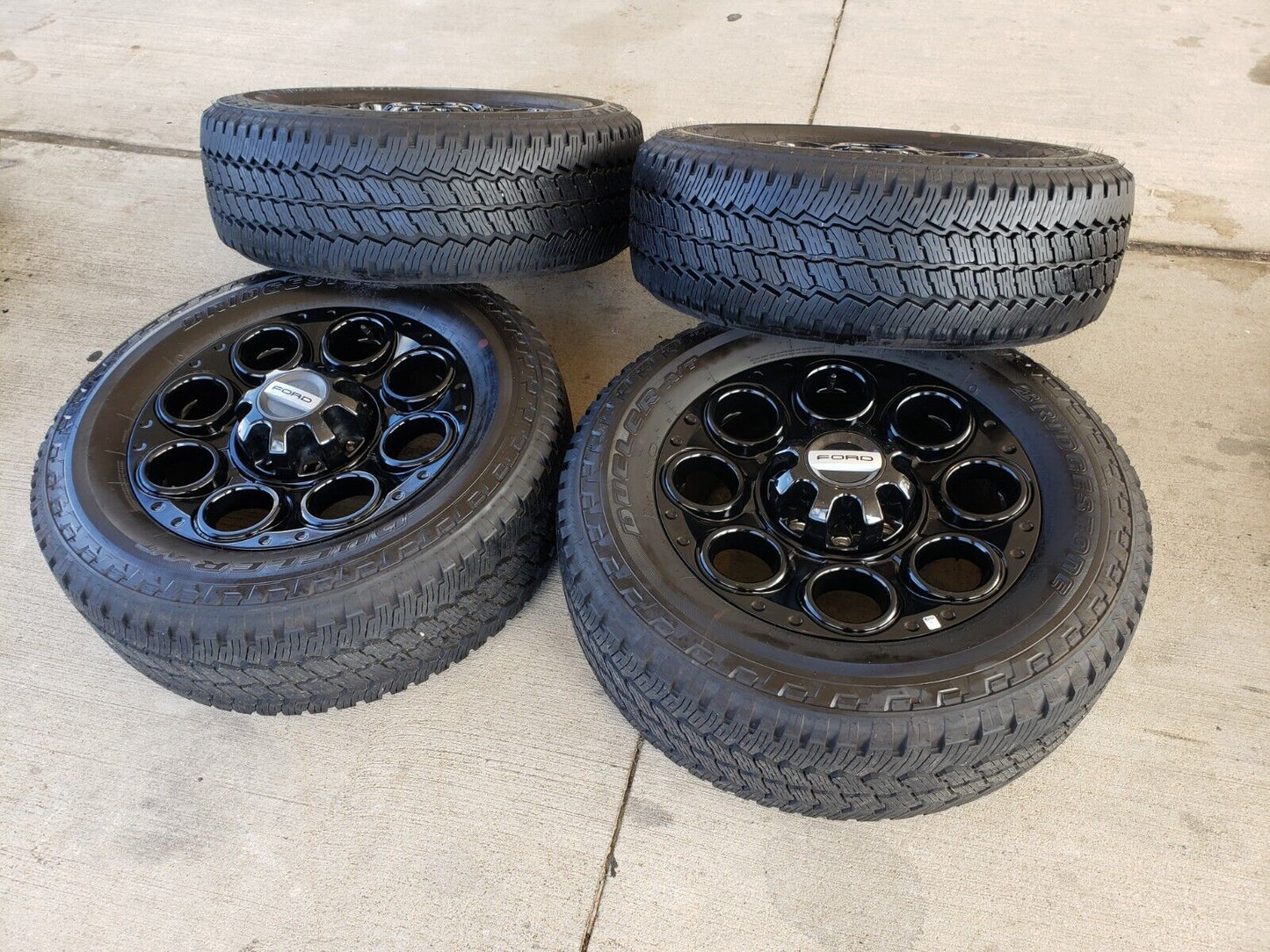 20" Ford F-250 F-350 OEM black TREMOR wheels rims 10299 tires 2023 2024