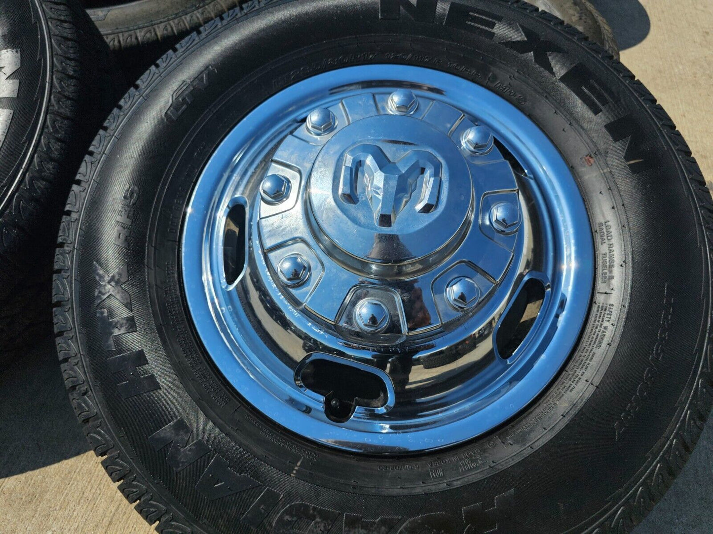 17" Dodge Ram 3500 Dually Laramie 8x200 wheels rims 2703 2704 OEM 2024 2025 NEW
