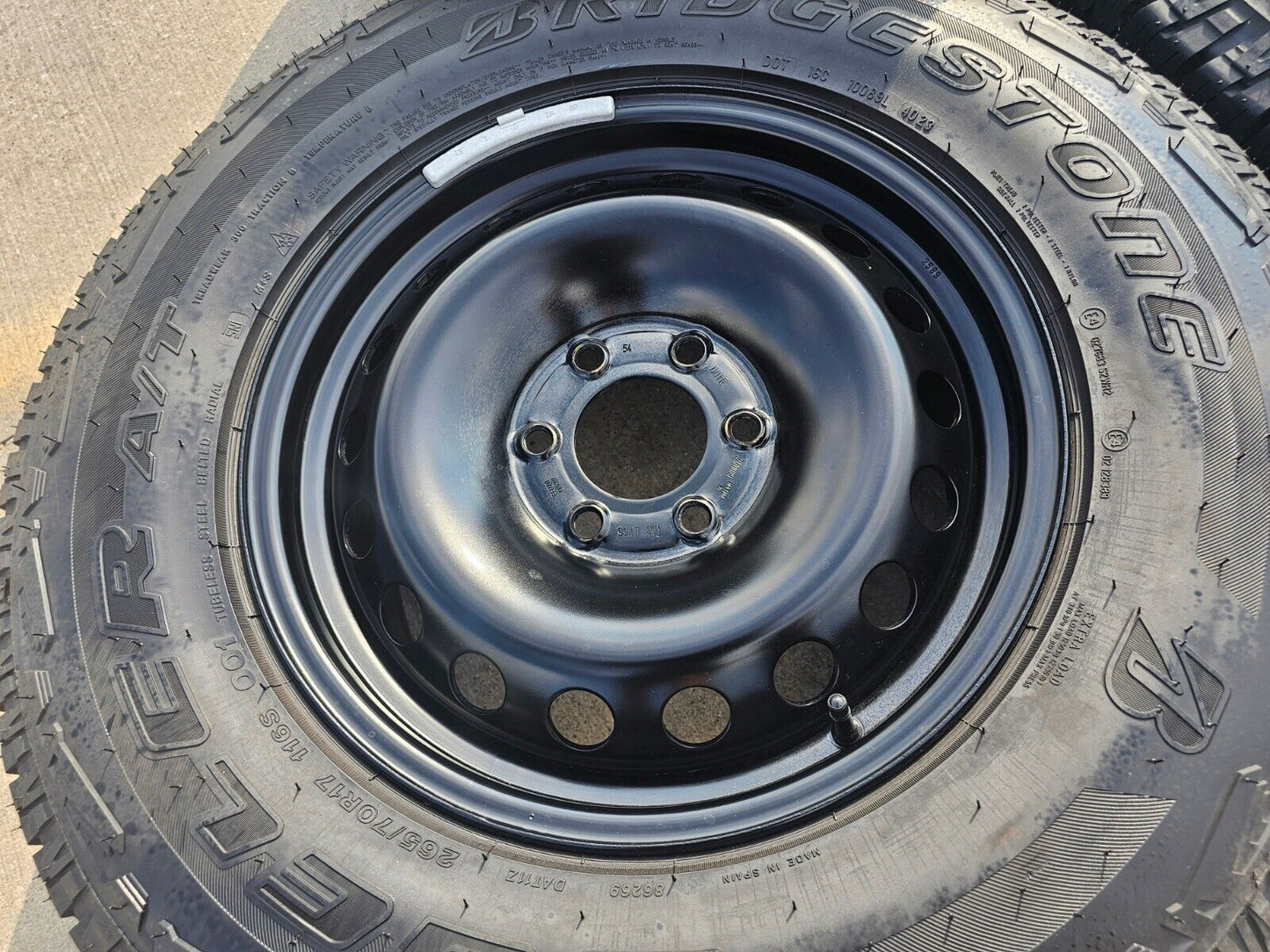 (4) 17" INEOS Grenadier OEM steel wheels rims tires 2023 2024 2025 NEW