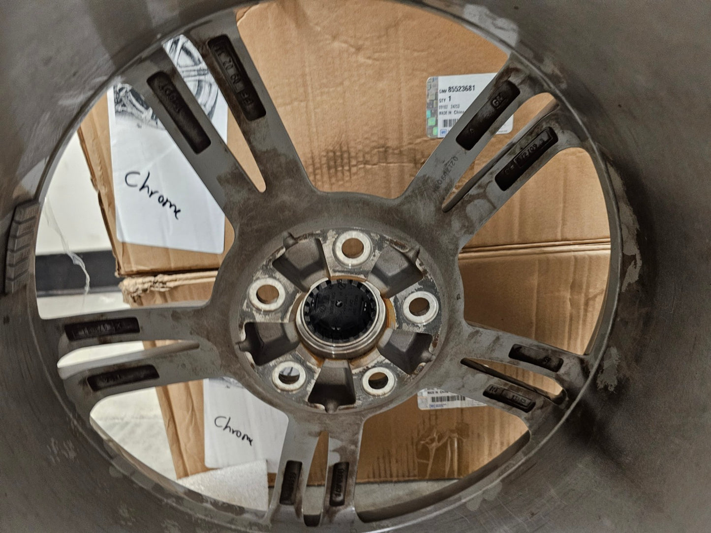 19x10 Chevy Corvette OEM rim wheel 5343 REAR 2006 2007 2008 2009 2010