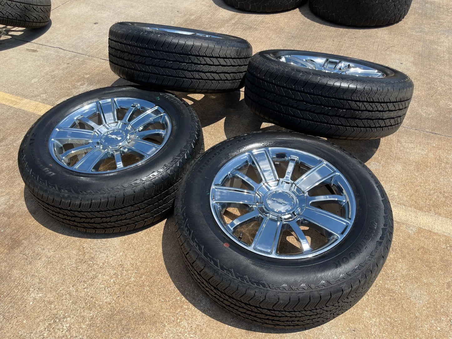20" Chevy Silverado Tahoe OEM wheels rims 5653 CHROME tires