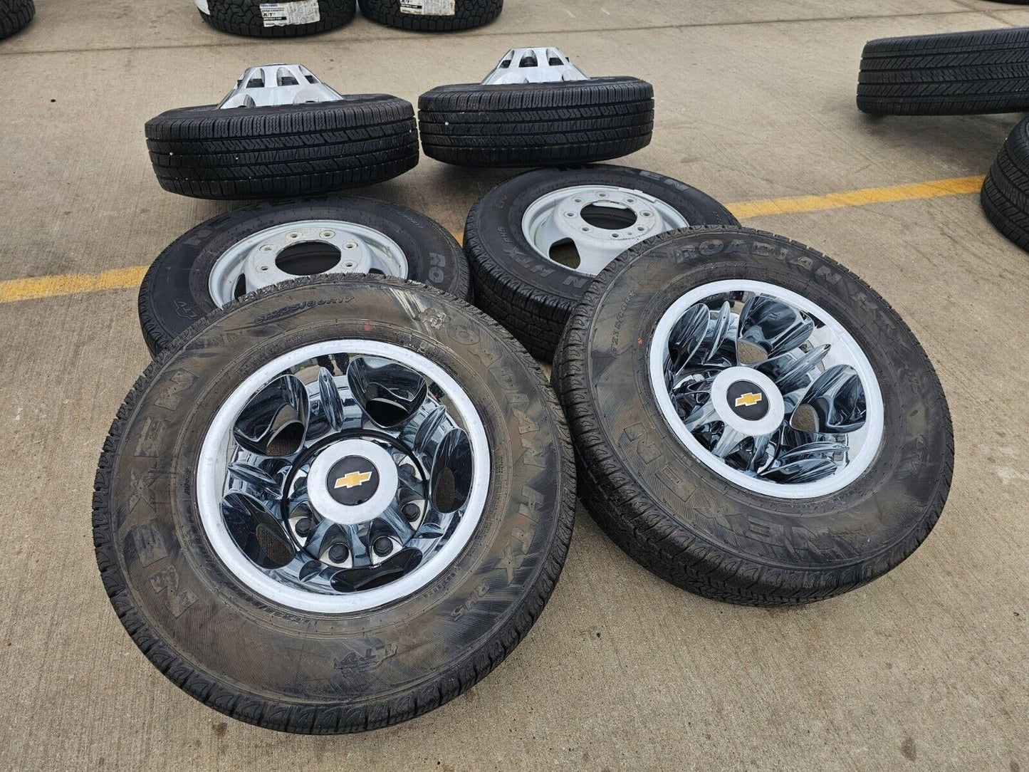 17" Chevy Silverado GMC Sierra 3500 Dually simulator rims wheels OEM 8094 NEW