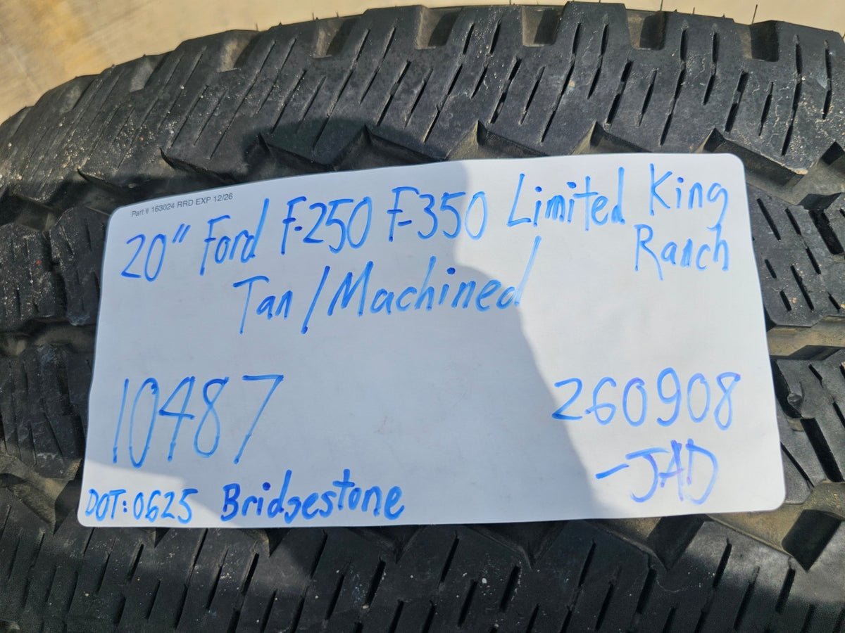 20" Ford F-250 F-350 OEM 10487 LIMITED KING RANCH tan wheel rim spare single