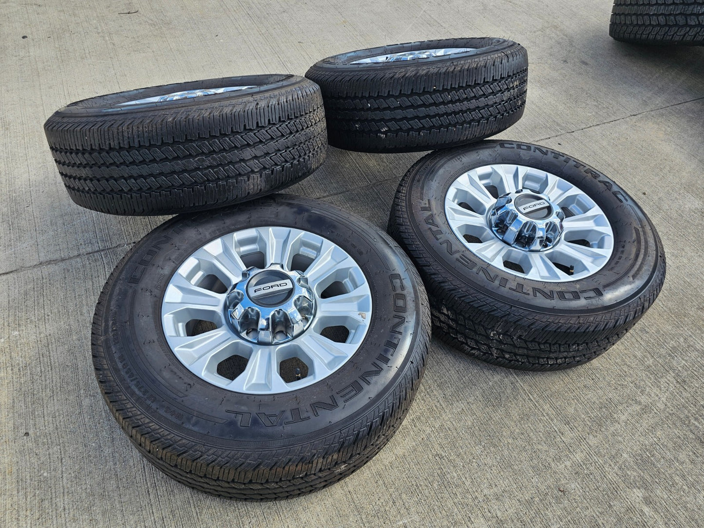 18" Ford F-250 F-350 OEM Lariat 10097 rims wheels 2021 2022 2023 2024 2025