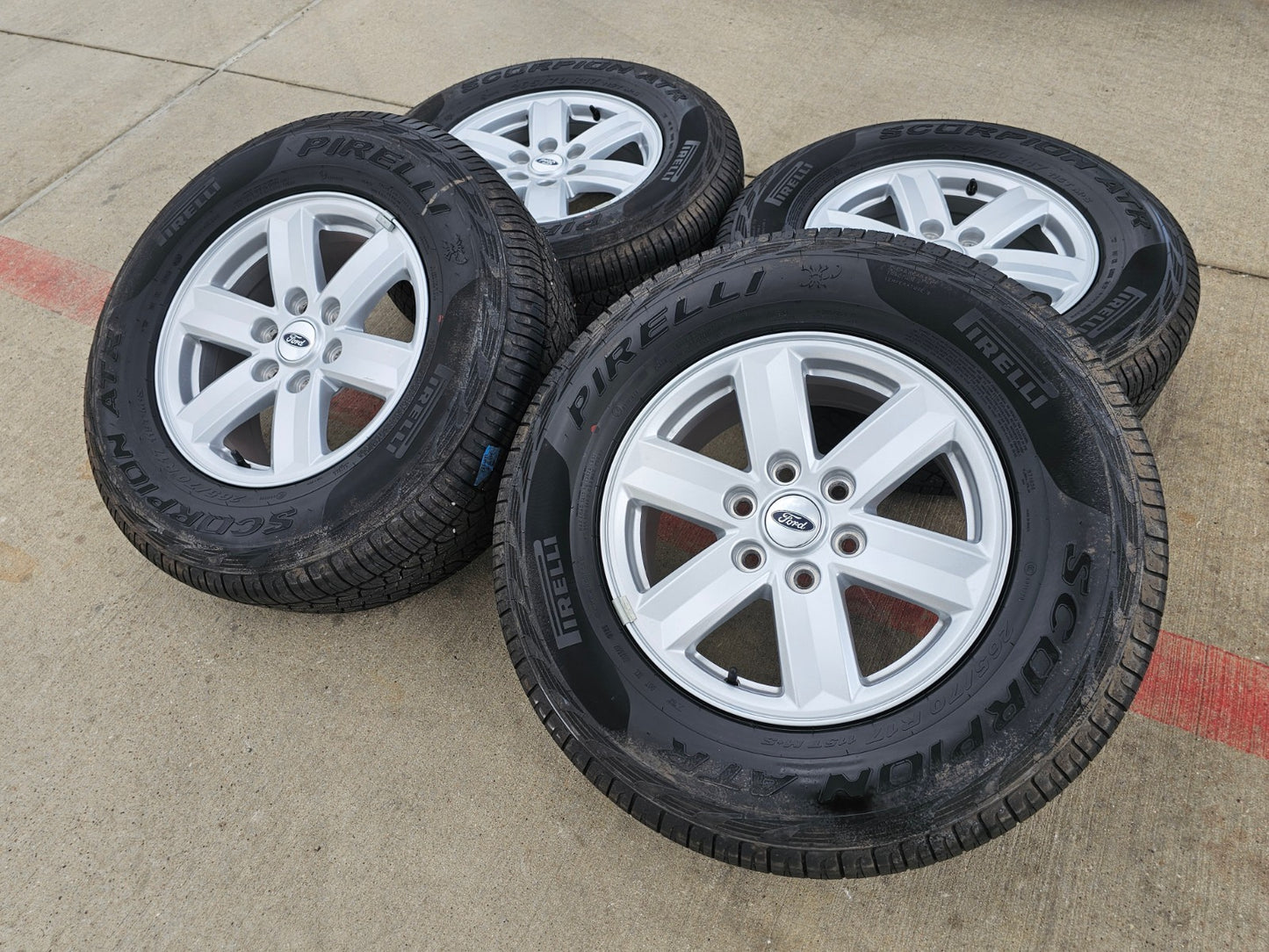 17" Ford F-150 Expedition OEM rims wheels 10339 tires 2024 2025 PIRELLI A/T NEW