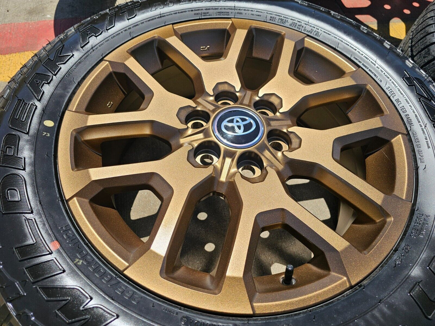 20" Toyota Tundra TSS TRD OEM wheels rims 95359 Sequoia bronze 2024 2025 NEW