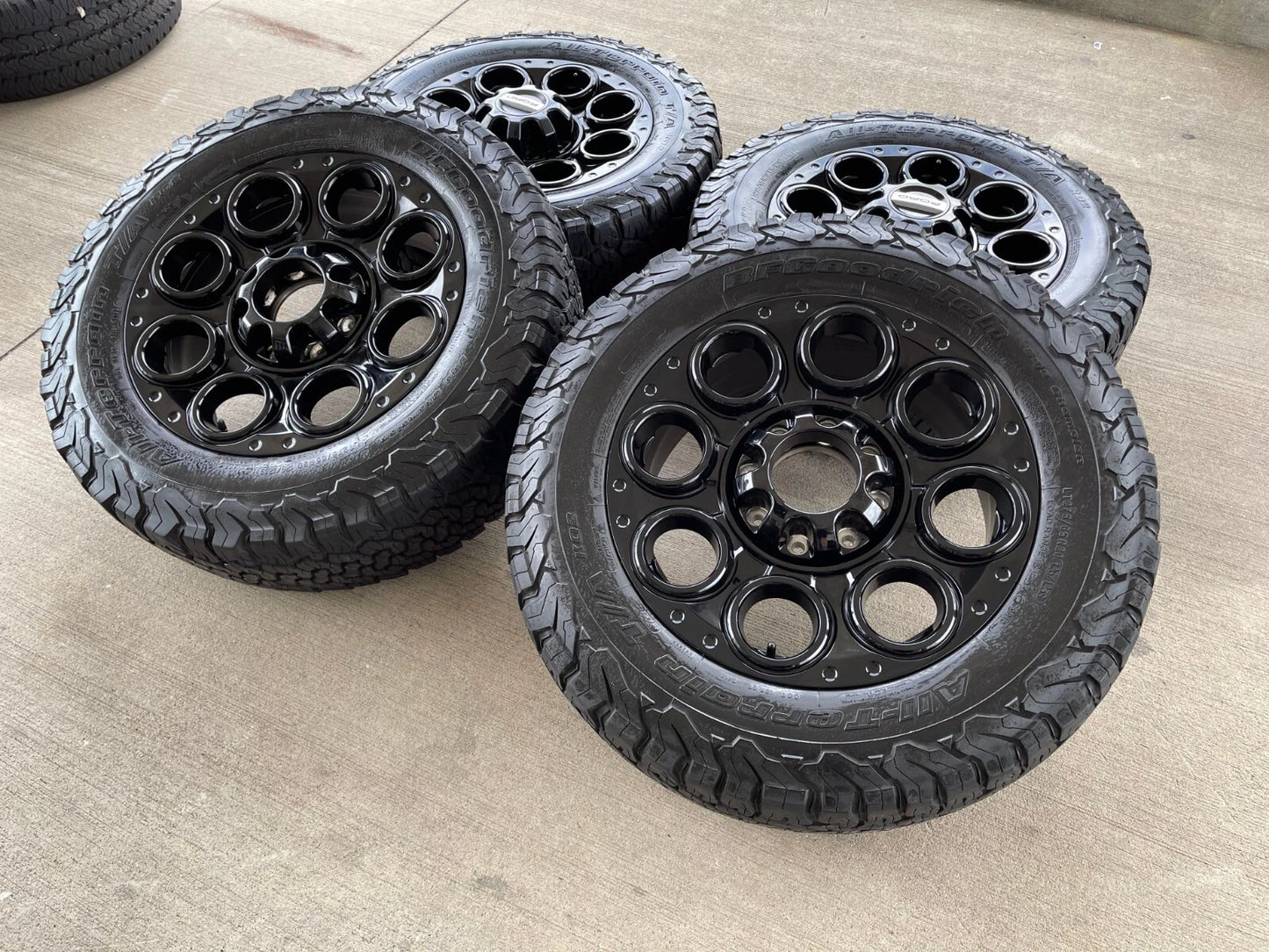 20" Ford F-250 F-350 OEM black TREMOR wheels rims 10299 10484 tires BFG