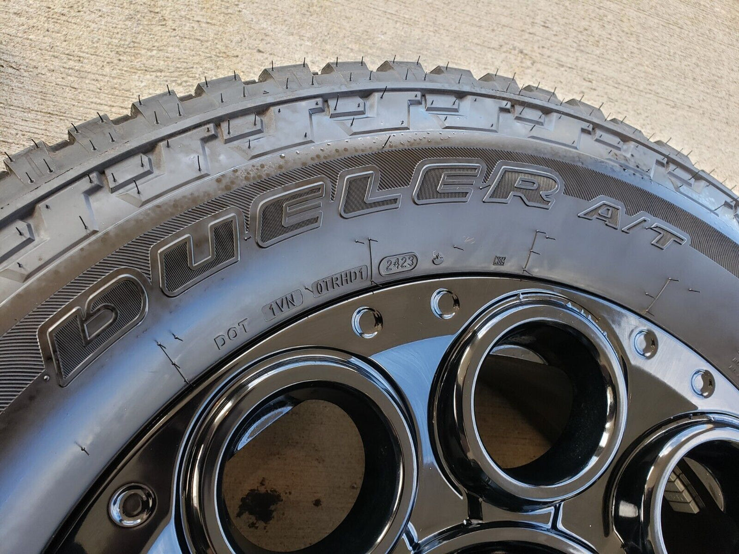 20" Ford F-250 F-350 OEM black TREMOR wheels rims 10299 tires 2023 2024