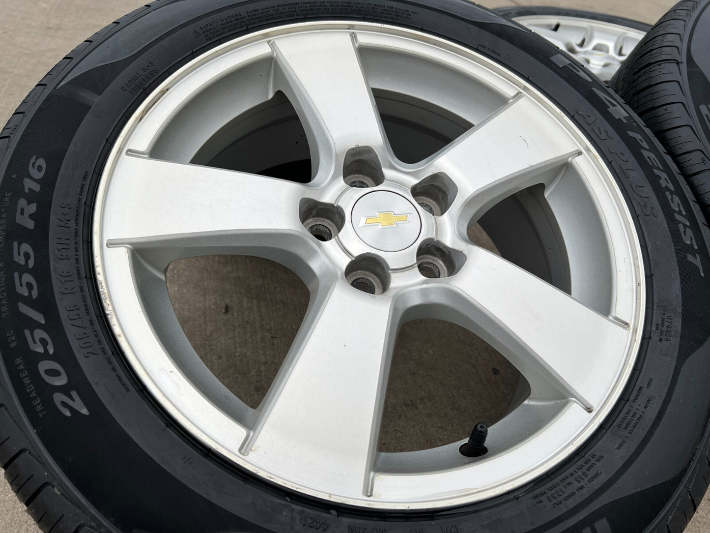 16" Chevrolet Cruze 5473 5674 OEM wheels rims tires 2012 2013 2014 2015 2016