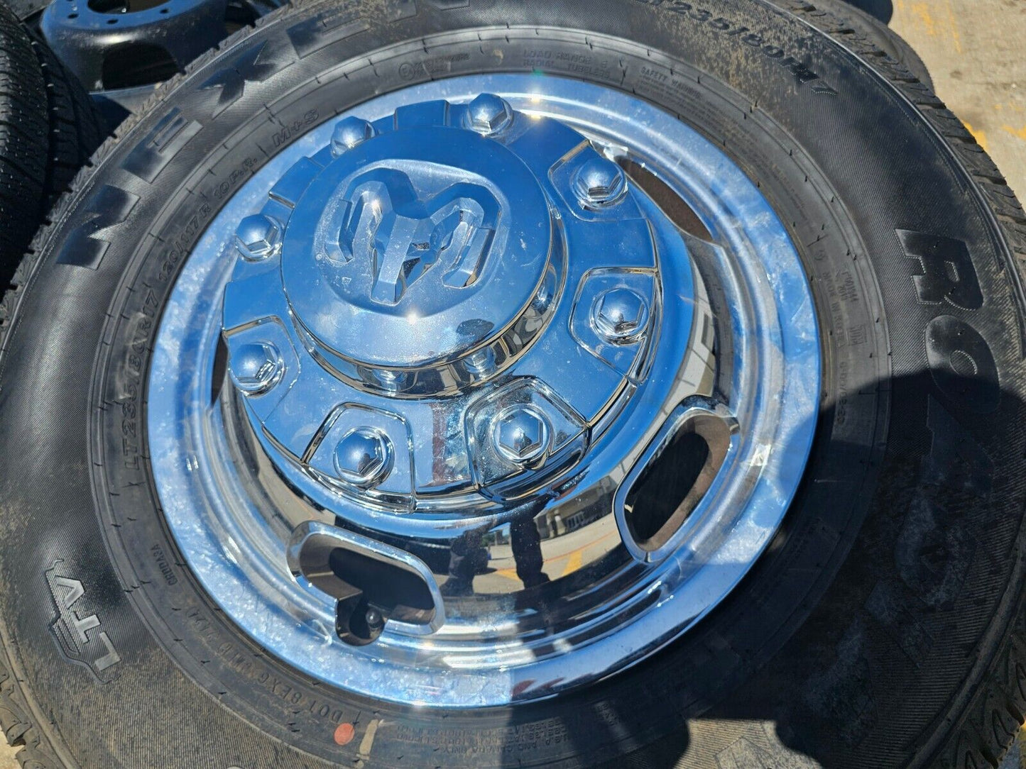 17" Dodge Ram 3500 Dually Laramie 8x200 wheels rims 2703 2704 OEM 2024 2025