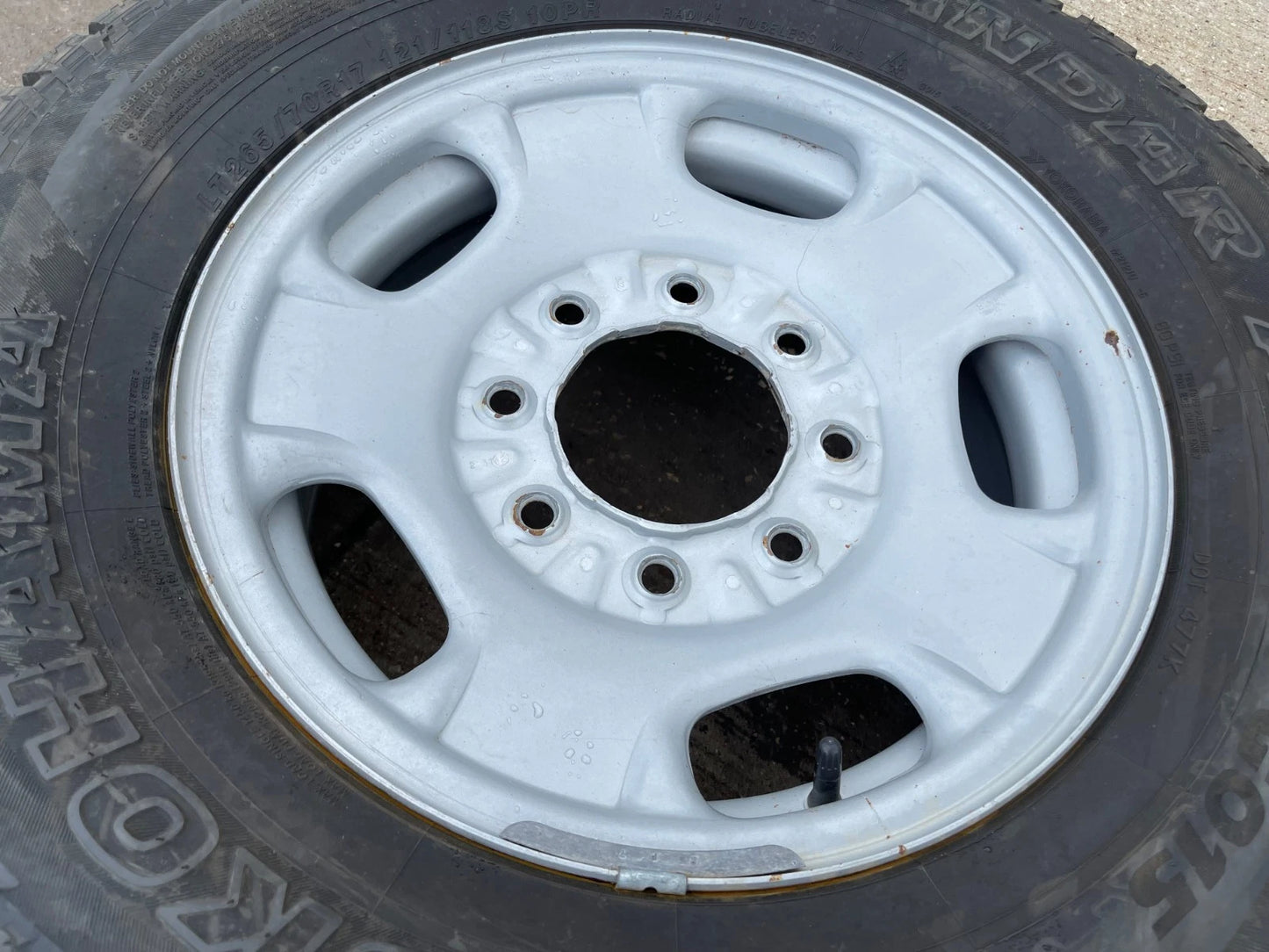 17" Chevy Silverado GMC Sierra 2500 OEM 8095 wheel rim tire Yokohama GEOLANDER