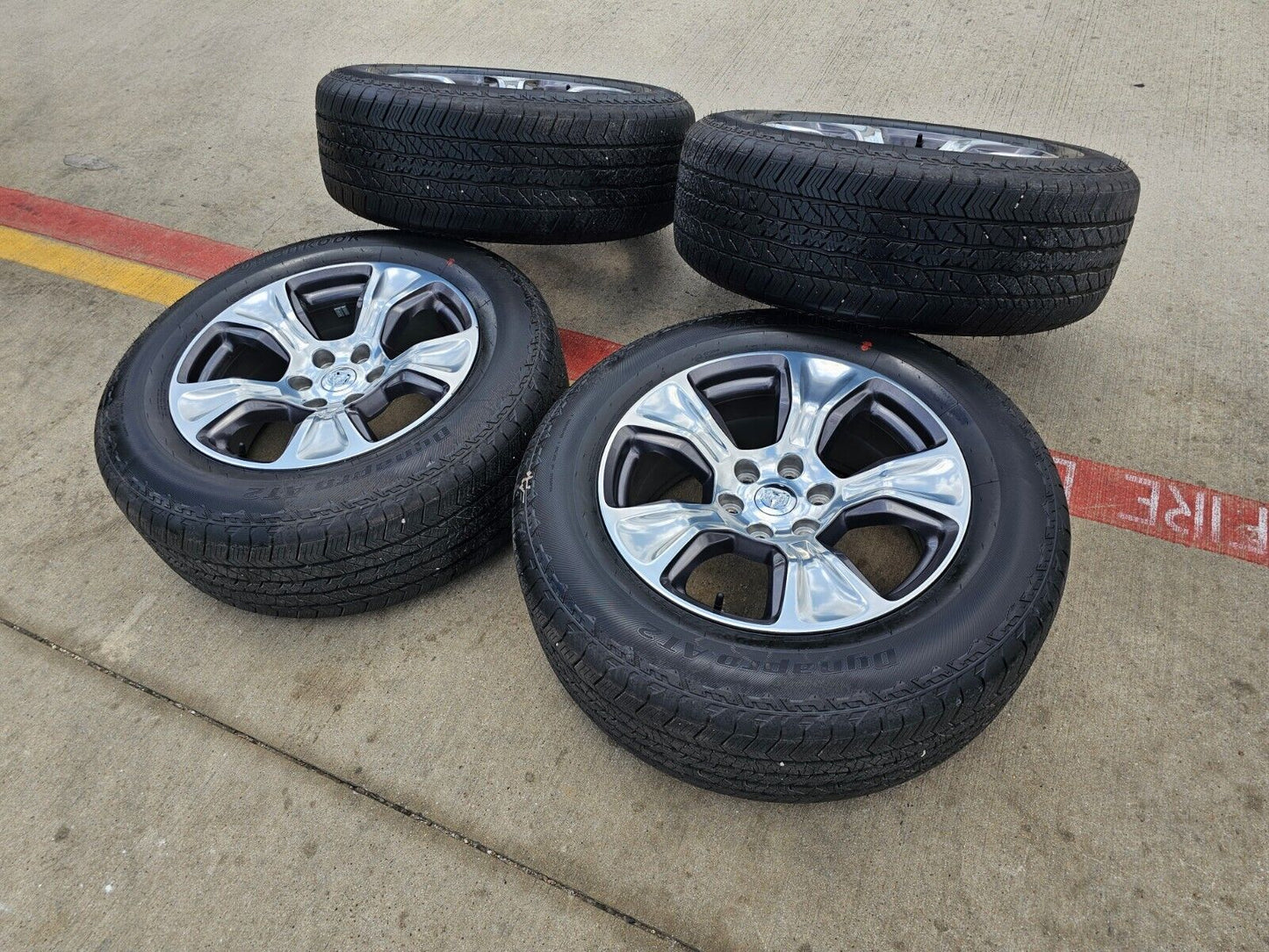 20" Dodge Ram 1500 OEM Laramie wheels rims 2674 tires 2022 2023 2024 2025 NEW