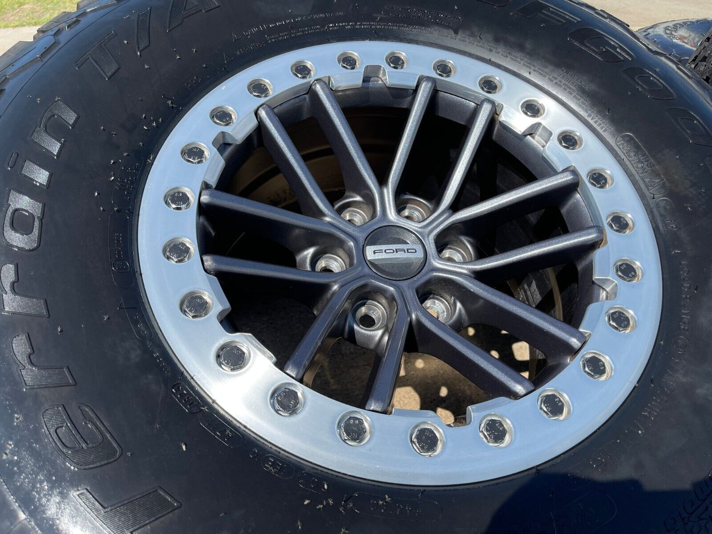 (5) 17" Ford F-150 Raptor OEM rims wheels TRUE BEADLOCK 96450 Expedition BFG 37"