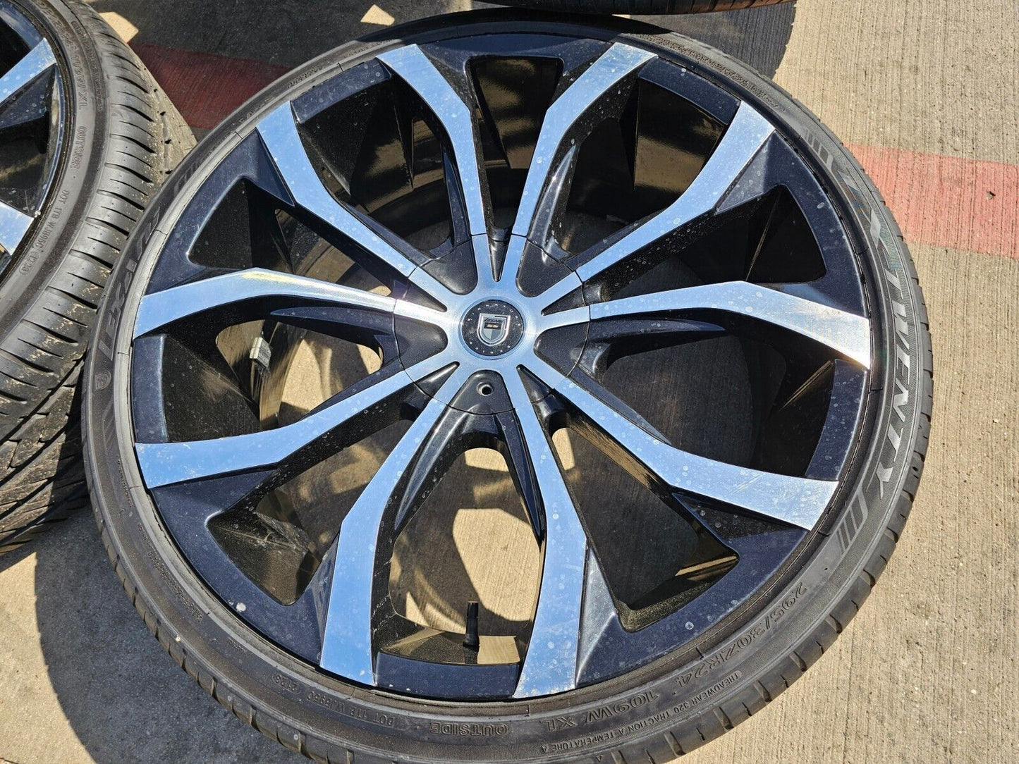 24x10 24" Lexani CVX-4 Dodge Ram 1500 wheels rims tires 5x139 5x5.5