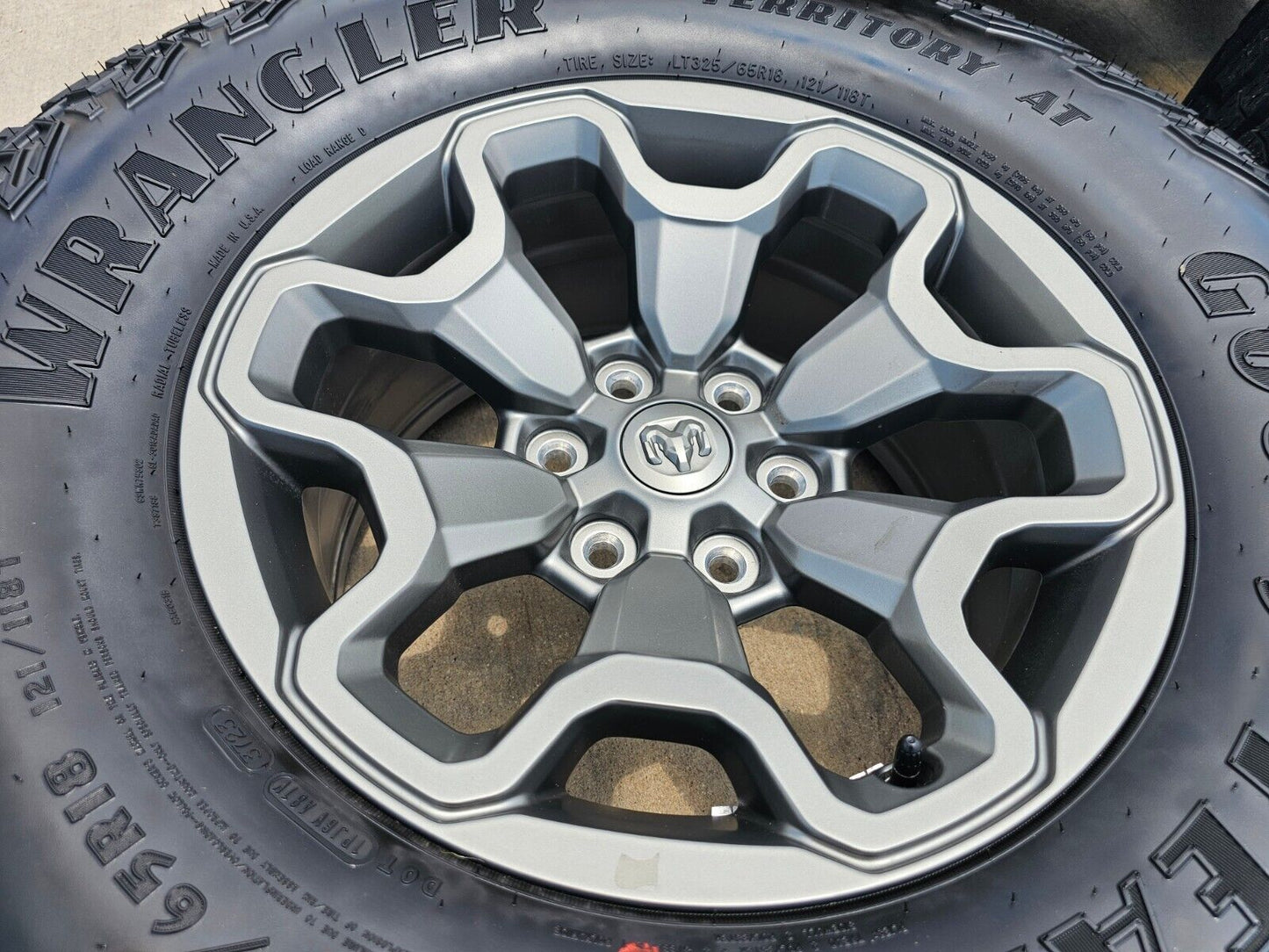 18" Dodge Ram 1500 TRX GRAY OEM 66002 wheels rims 35" tires 2023 2024 2025 NEW