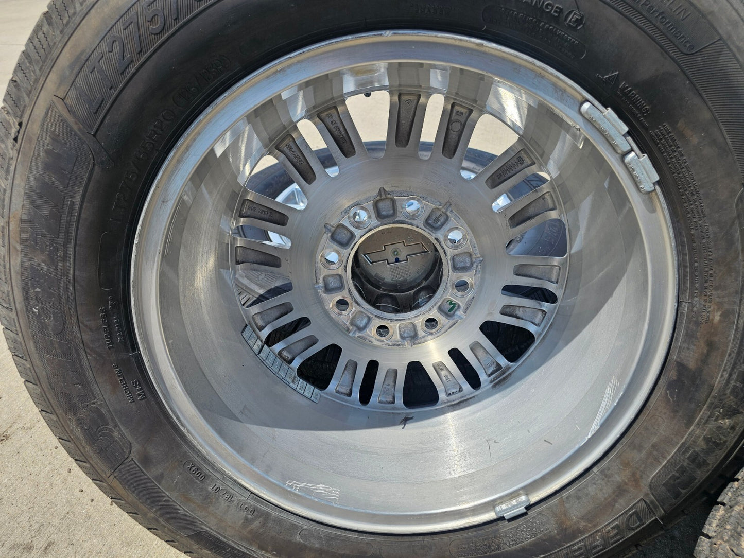 20" Chevy Silverado High Country 2500 3500 OEM 5961 wheels rims tires MICHELIN