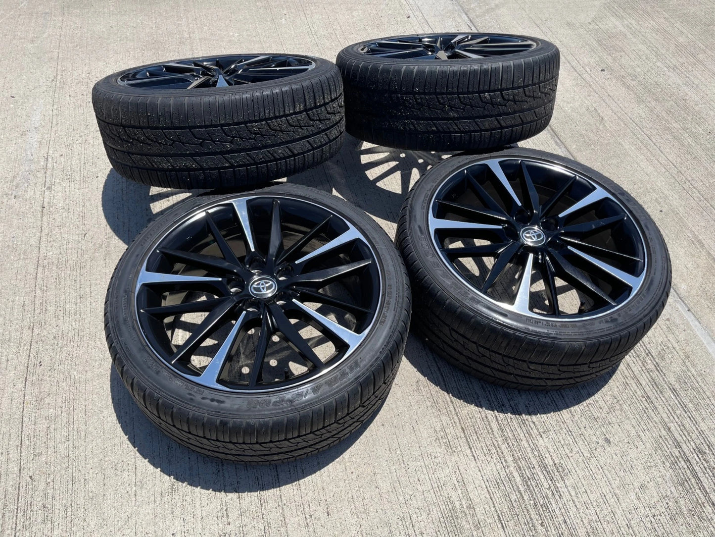19" Toyota Camry OEM TRD black wheels rims 75222 Avalon Lexus