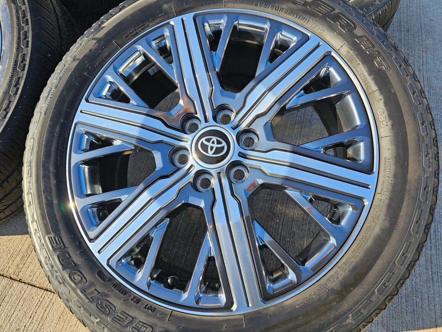 22" Toyota Tundra CAPSTONE OEM wheels rims 75282 95457 Sequoia 2023 2024 2025