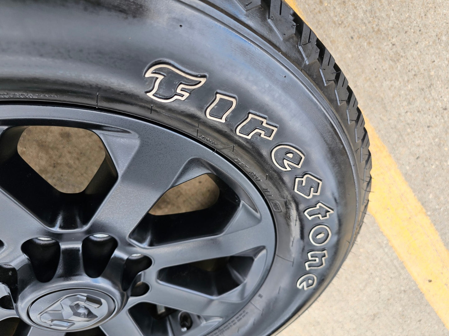 20" Dodge Ram 2500 3500 LARAMIE OEM 2700 wheels rims tires FIRESTONE