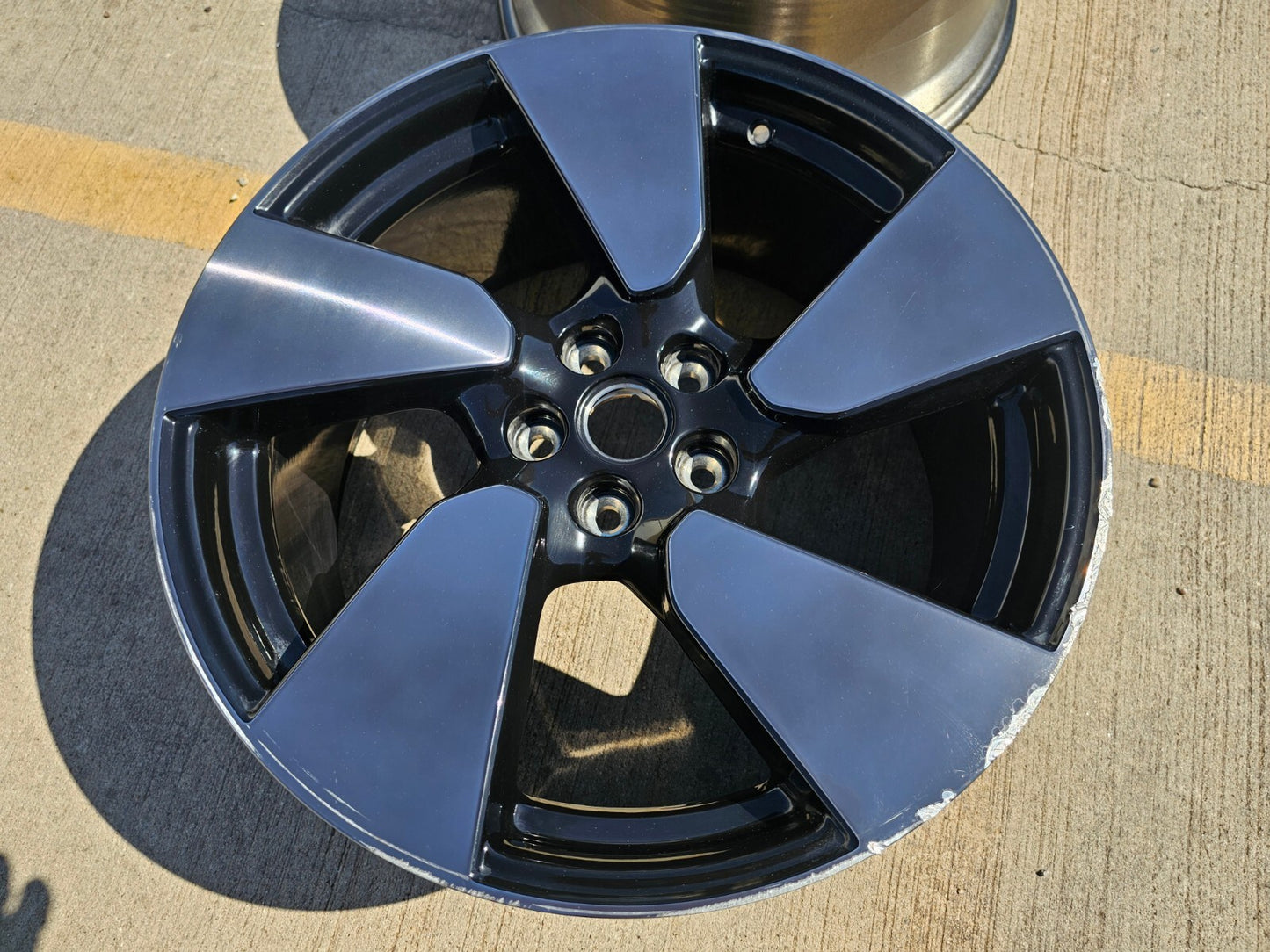 21" 21x9.5 Lucid Air OEM Grand Touring black wheel rim REAR 2023 2024 2025