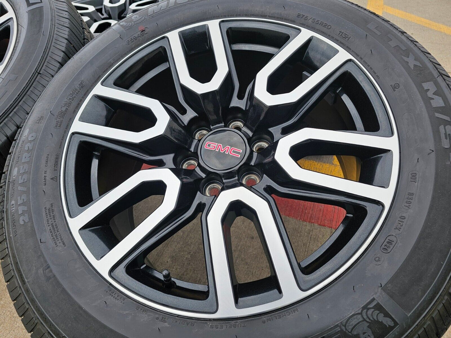 20" GMC Sierra Yukon Chevy OEM black 5914 5918 wheels rims 2023 2024 2025