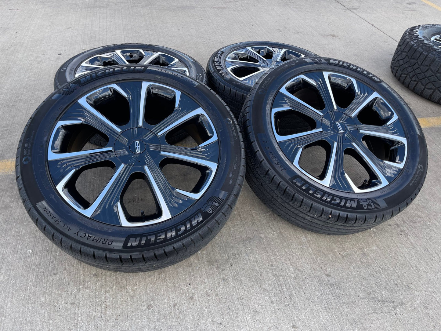 21" Lincoln Nautilus Black Label OEM 10563 rims wheels 2025 2026 NEW MICHELIN