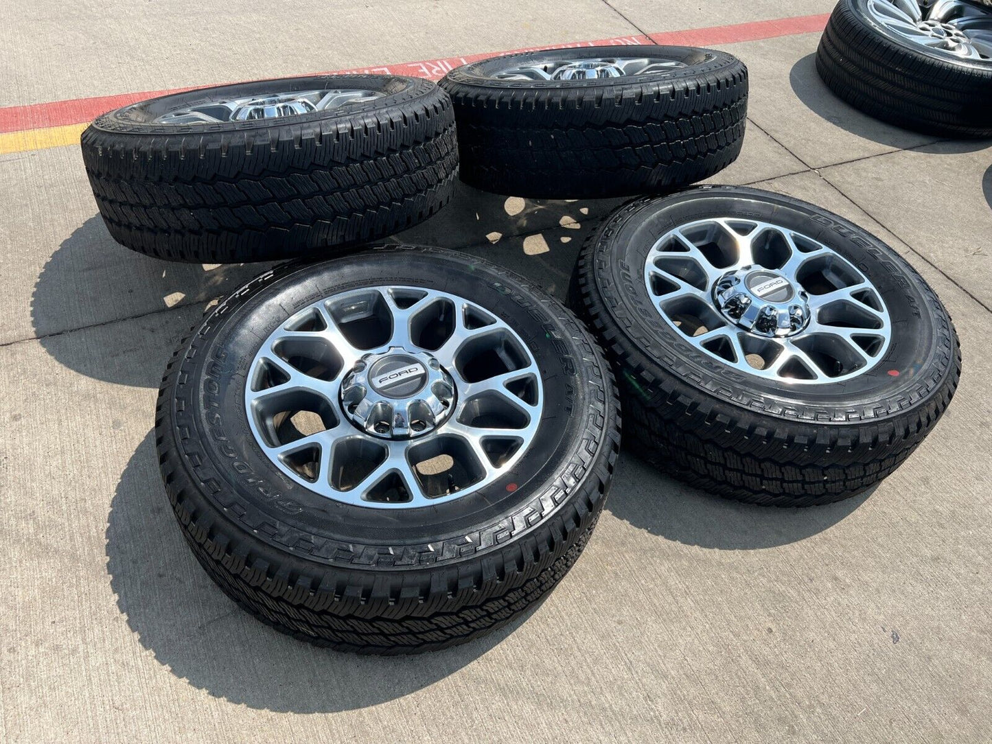 20" Ford F-250 F-350 OEM Lariat wheels rims 10292 tires 2021 2022 2023 2024 NEW