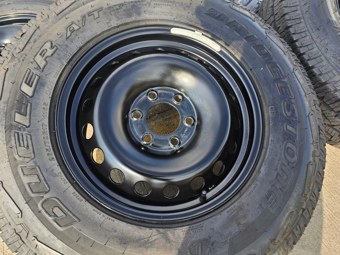 (4) 17" INEOS Grenadier OEM steel wheels rims tires 2023 2024 2025 NEW
