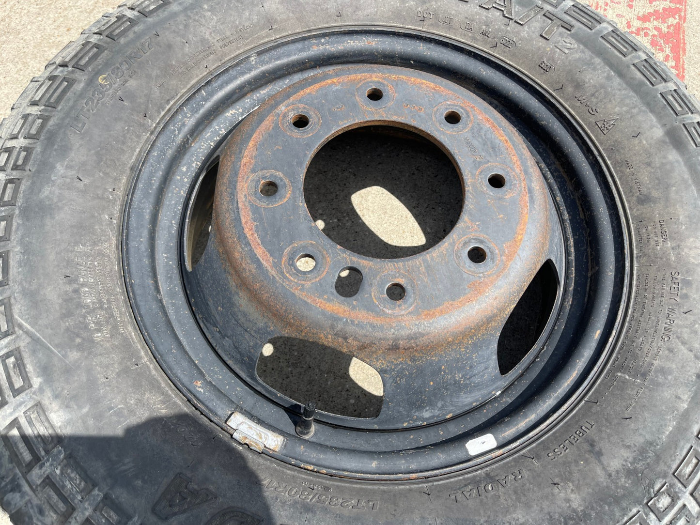 17" Dodge Ram 3500 Dually 8x200 wheel rim 2703 2704 OEM KENDA