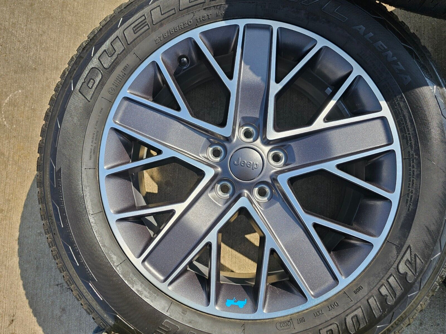 20" Jeep Wrangler EV 4XE Rubicon OEM 9276 wheels rims Gladiator 2022 2023 2024