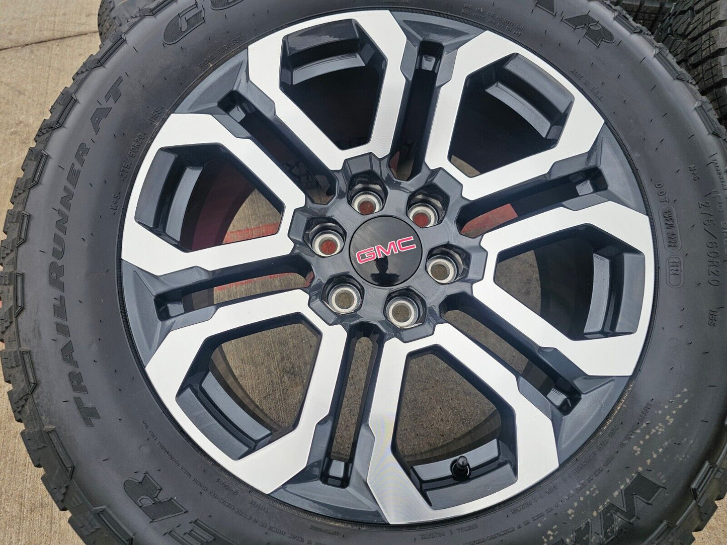 20" GMC Sierra Canyon Chevy Silverado OEM wheels rims 95780 tires 2024 2025 NEW