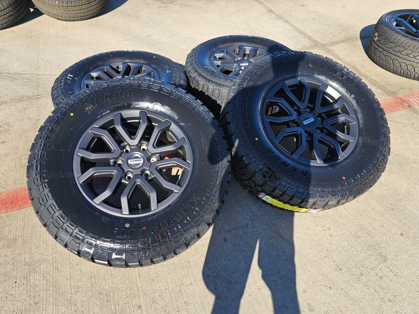 17" Ford Ranger Raptor wheels rims Bronco A/T2 tires 2023 2024 2025 NEW