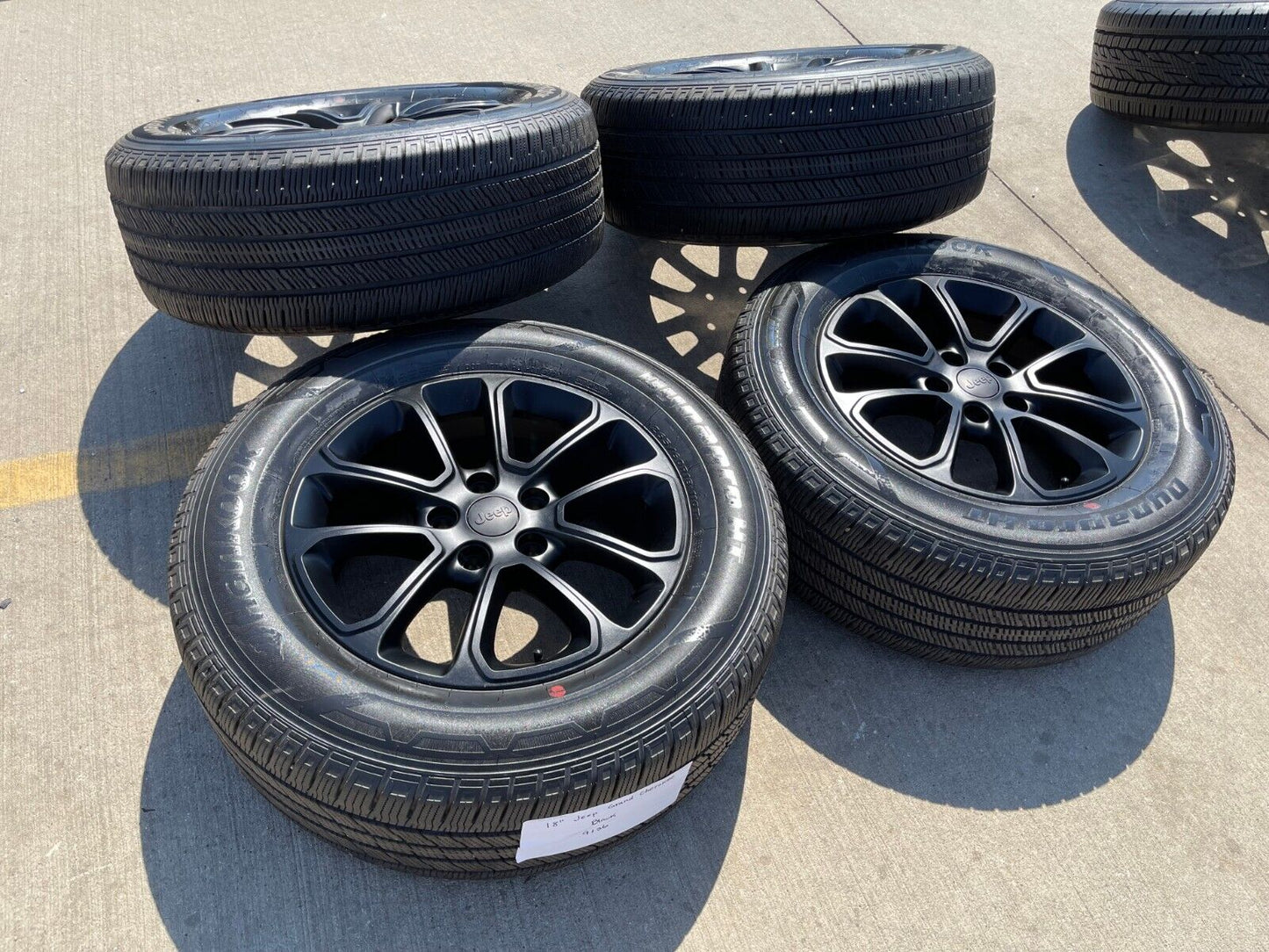 18" Jeep Grand Cherokee OEM 9136 wheels rims 2019 2020 2021 2022 2023 2024 2025