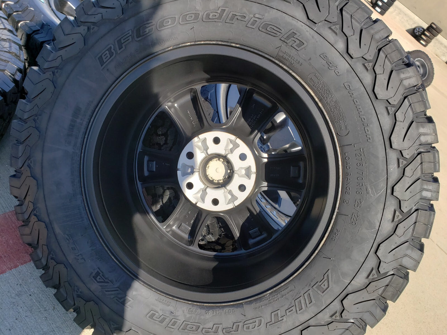18" Dodge Ram 1500 Rebel Black OEM 2671 wheels rims NEW 33" BFG