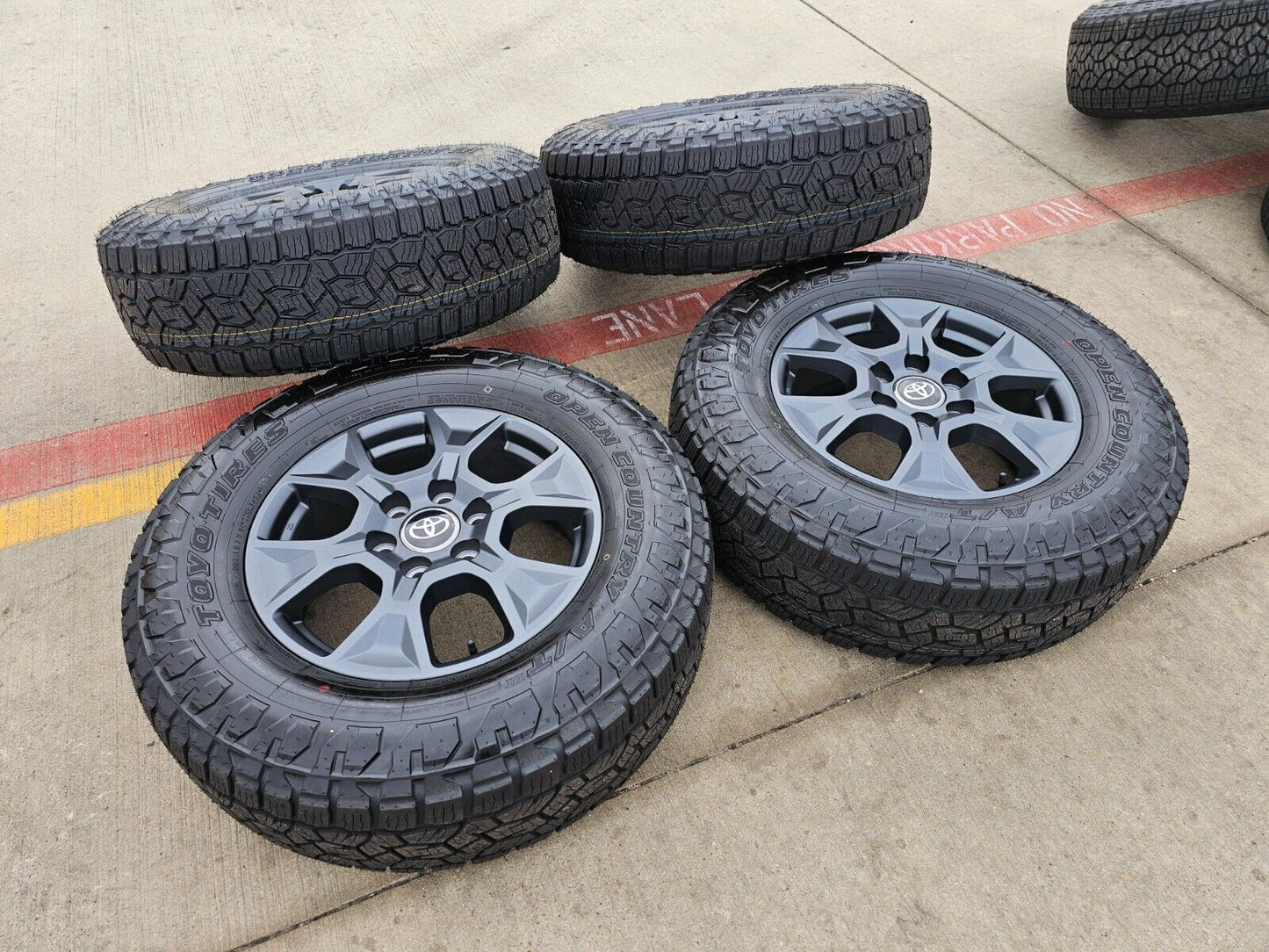 18" Lexus GX550 OEM wheels rims Toyota Land Cruiser Tundra Sequoia 2024 2025 NEW