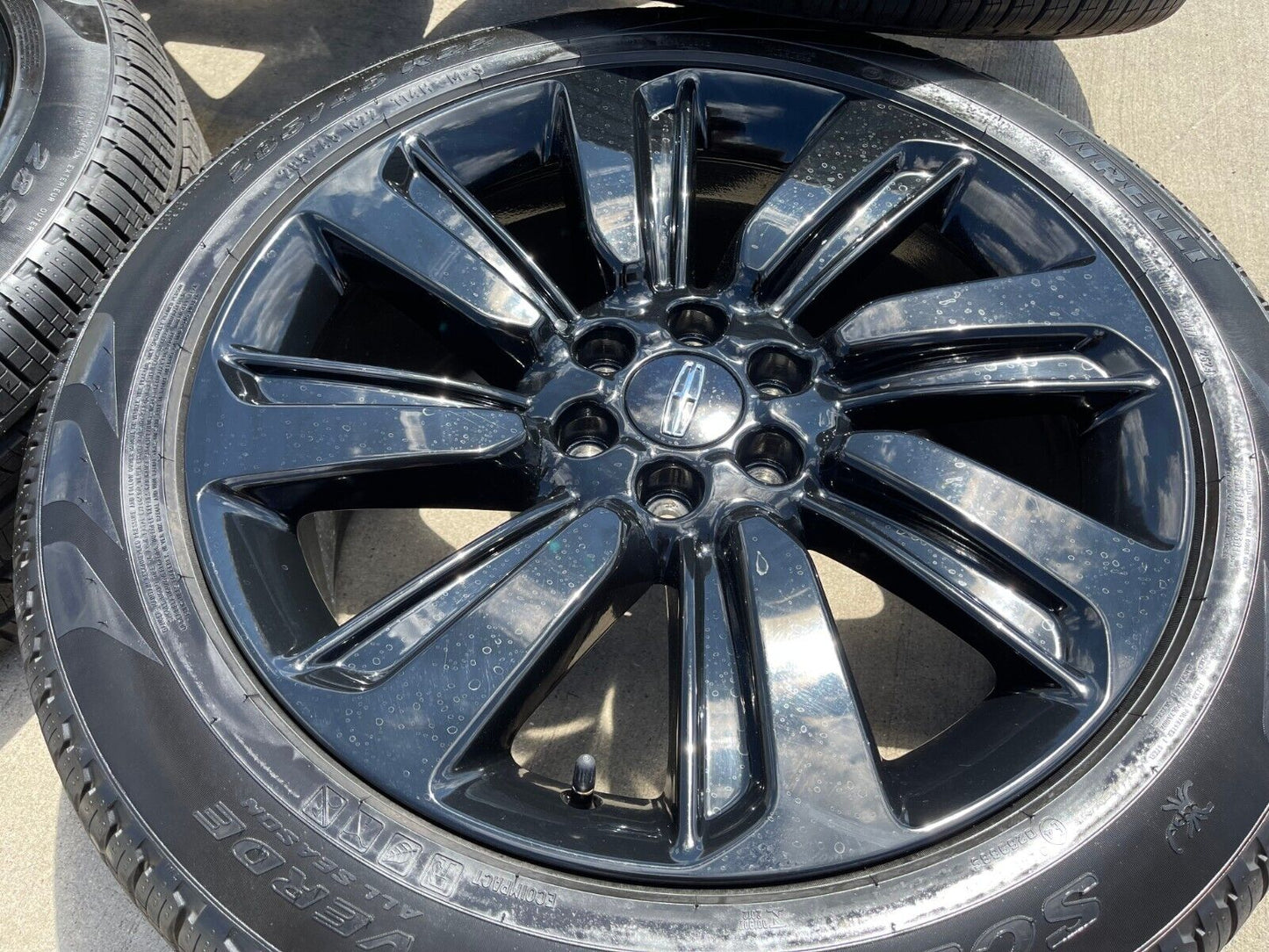 22" Lincoln Navigator OEM rims wheels Black Label 95384 10496 2022 2023 2024 NEW
