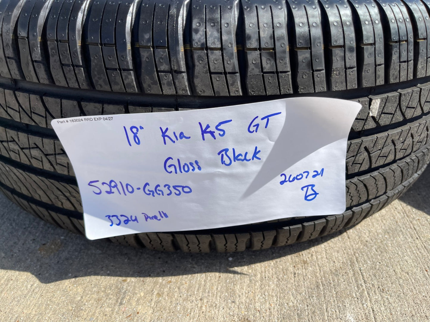 18" Kia K4 K5 OEM wheels rims 74873 Stinger Forte tires SET 2025 2026 2027 NEW