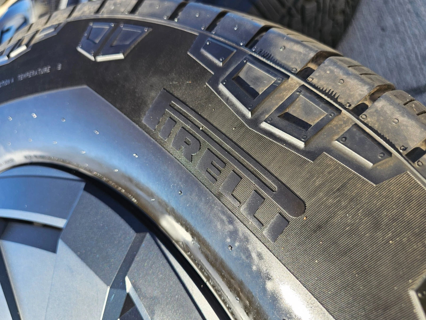 (1) 20" Tesla Cyber Truck OEM black wheelsrim tire 2024 2025 Cybertruck NEW