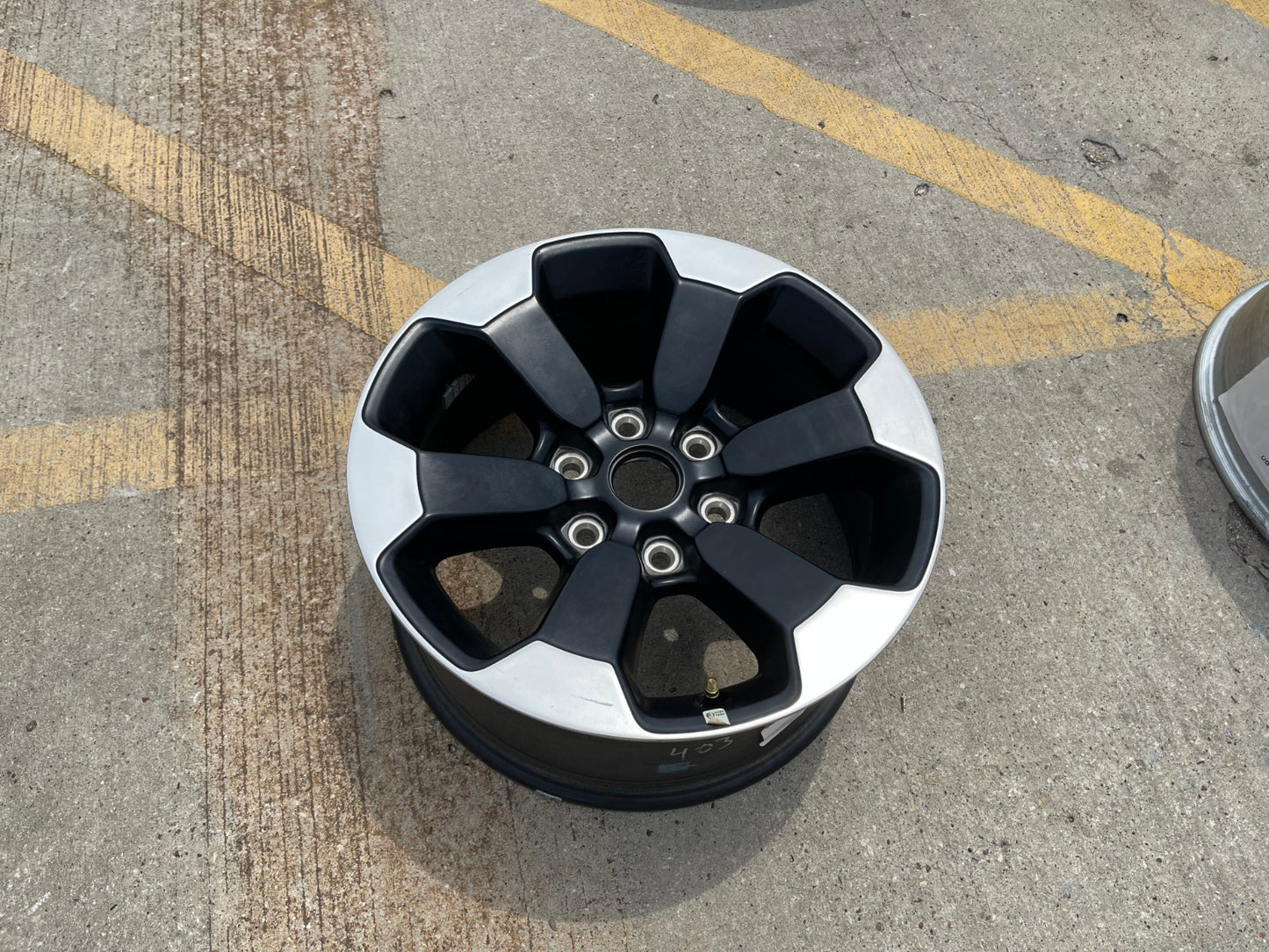 18" Dodge Ram 1500 OEM Rebel black wheel rim 2671 spare 2021 2022 2023 2024 2025