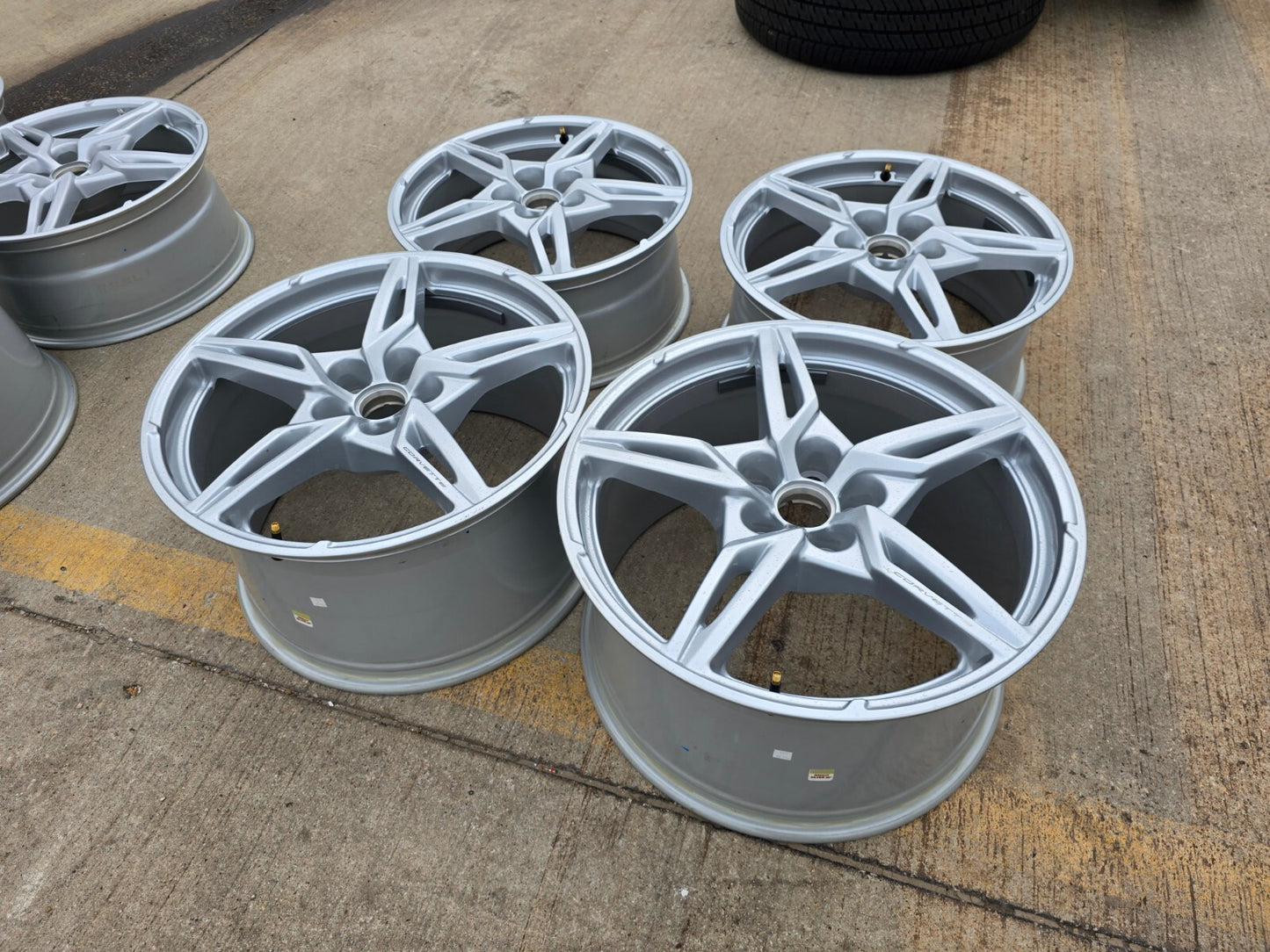 19" + 20" Chevy Corvette C8 OEM wheels rims 14007 14008 2022 2023 2024 2025