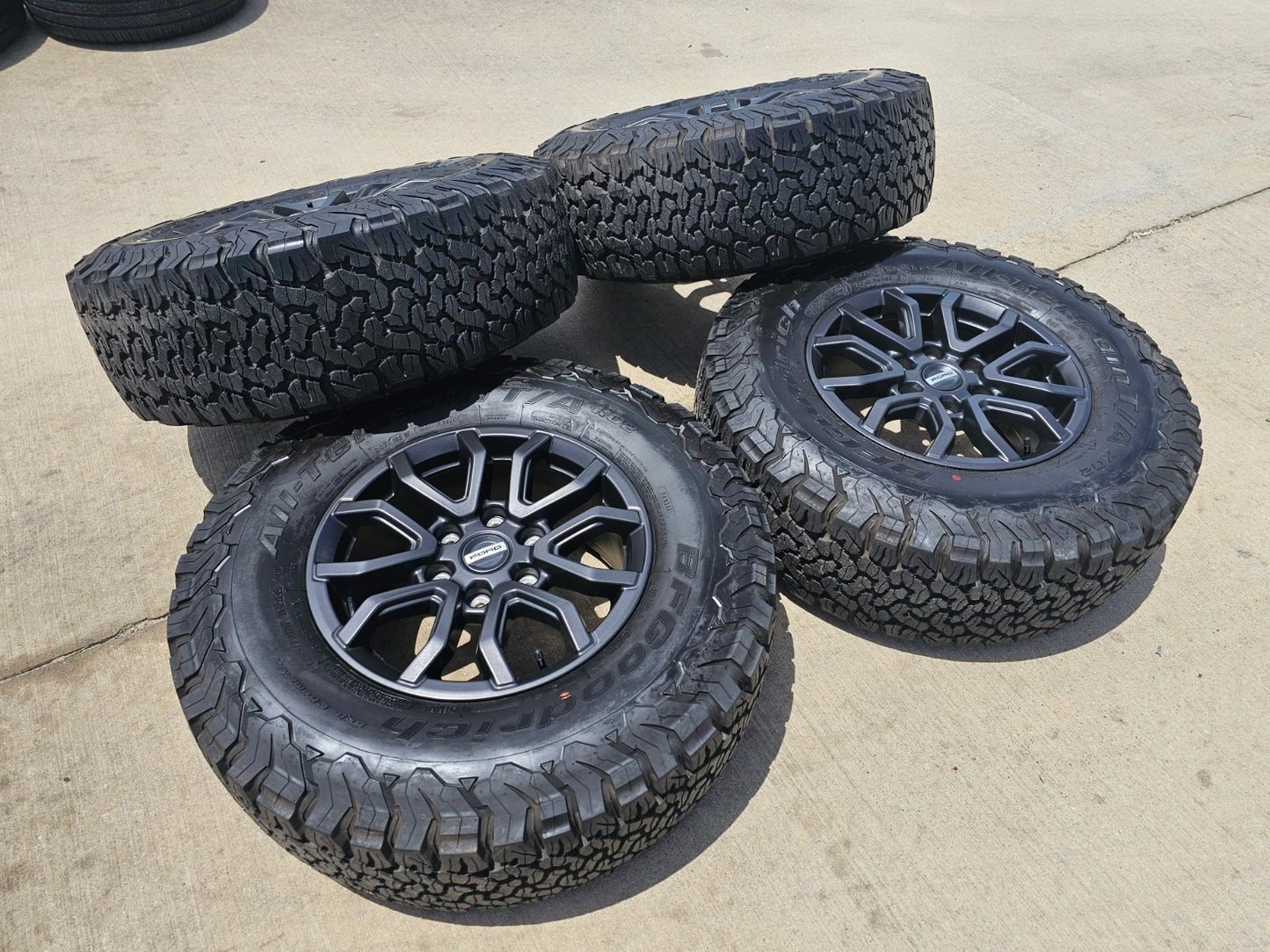 17" Ford Ranger Raptor wheels rims Bronco 2023 2024 2025 2026 NEW BFG KO2 A/T