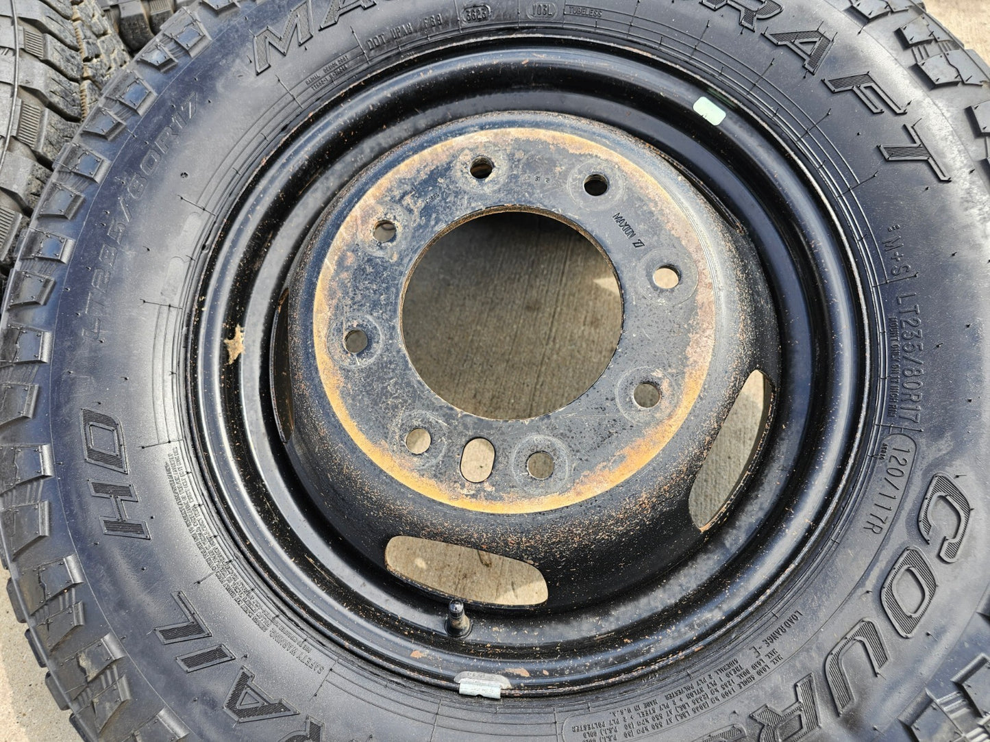 17" Dodge Ram 3500 Dually Laramie 8x200 wheels rims 2703 2704 OEM tires