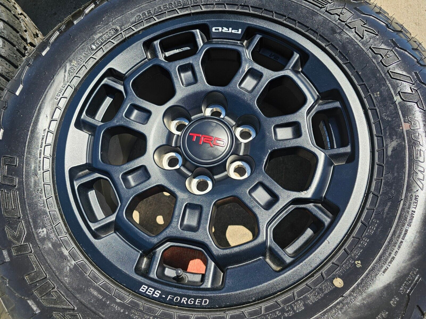 18" Toyota Tundra TRD BBS FORGED OEM black 95458 wheels rims Sequoia 2025 NEW