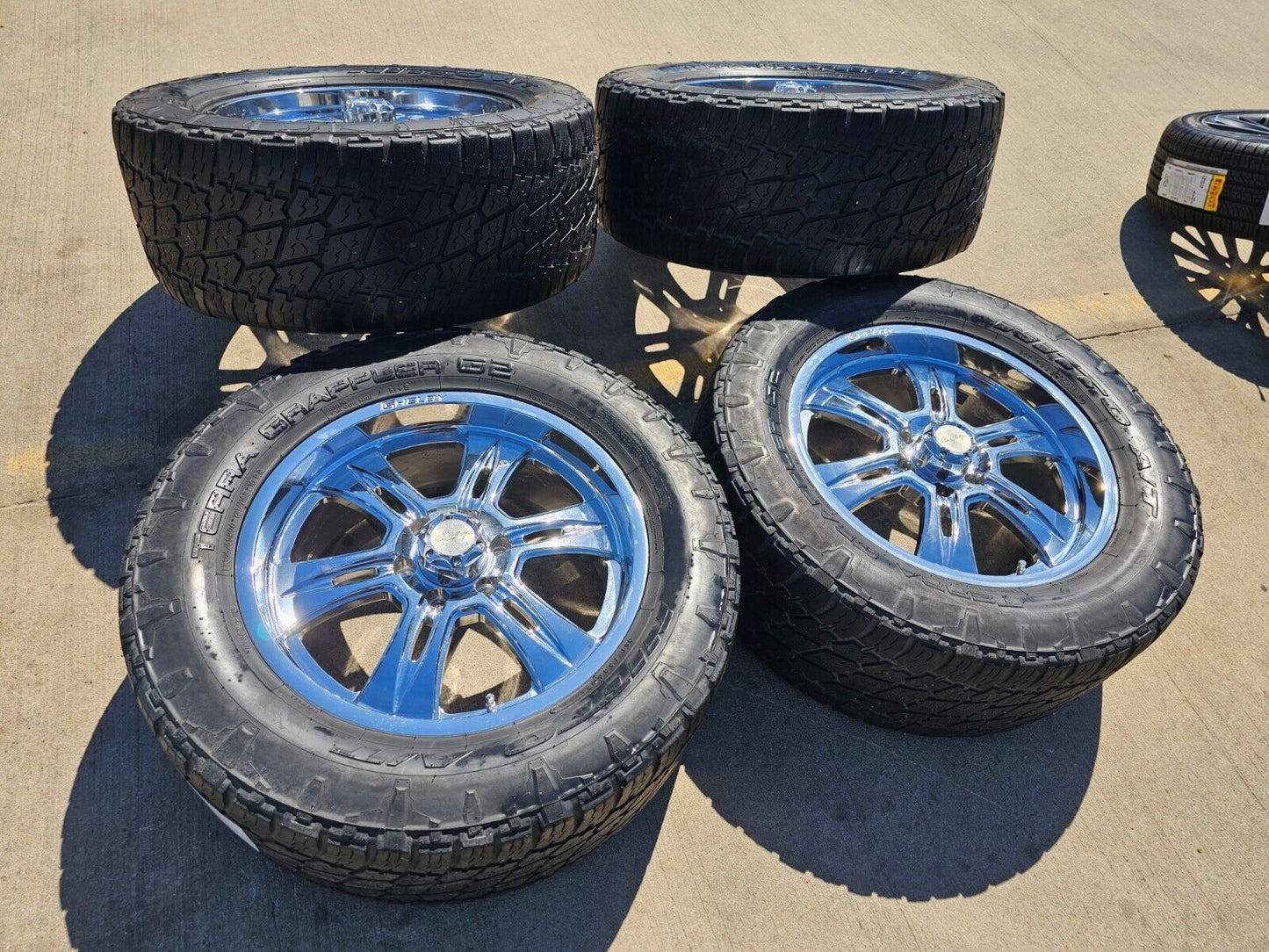 20x9 Caroll Shelby Ford F-150 Expedition OEM wheels rims tires 33" NITTO