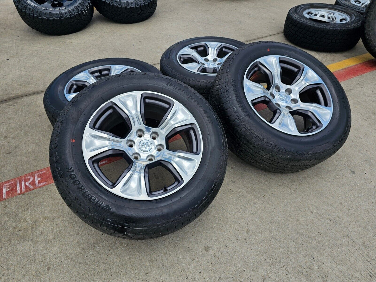 20" Dodge Ram 1500 OEM Laramie wheels rims 2674 tires 2022 2023 2024 2025 NEW
