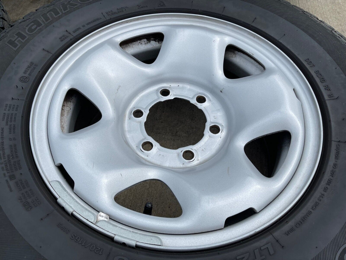 16" Toyota Tacoma OEM steel wheels rims 75192 tires 2019 2020 2021 2022 2023
