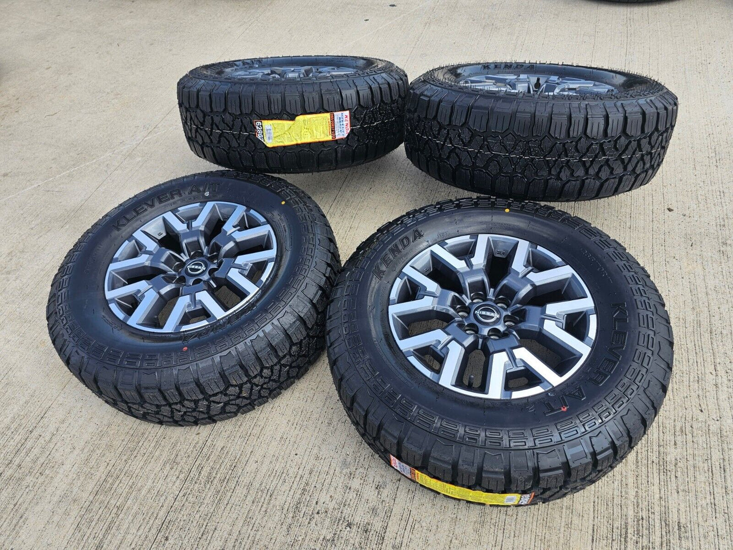 17" Nissan Frontier OEM Desert Runner 62832 wheels rims tires 2023 2024 2025 NEW
