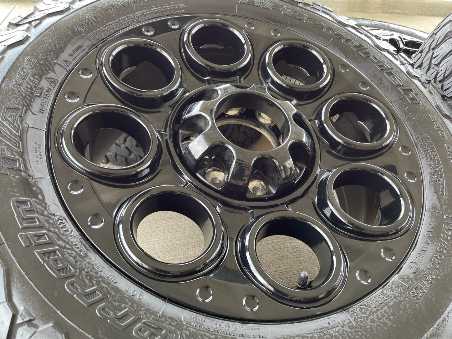 20" Ford F-250 F-350 OEM black TREMOR wheels rims 10299 10484 tires BFG